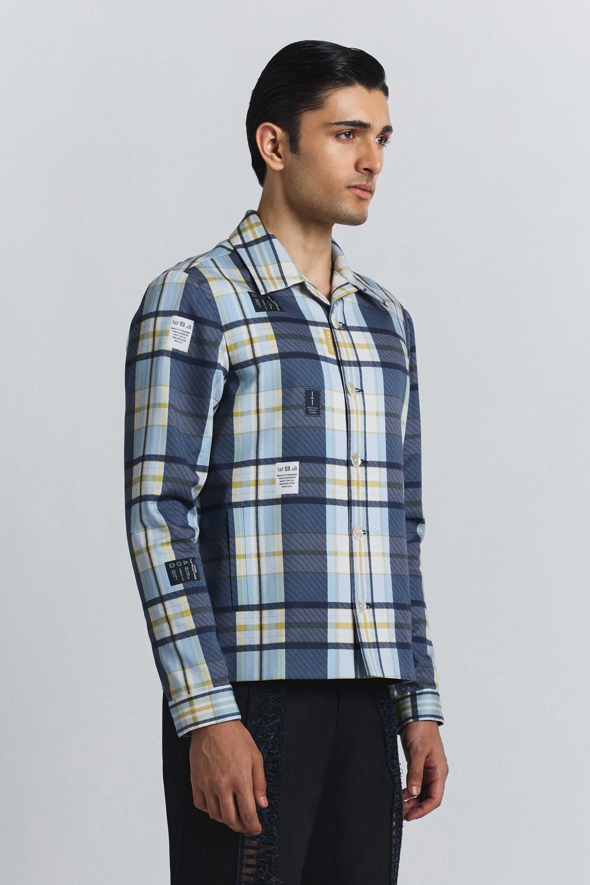 Vintage Checkered Shacket - image 3