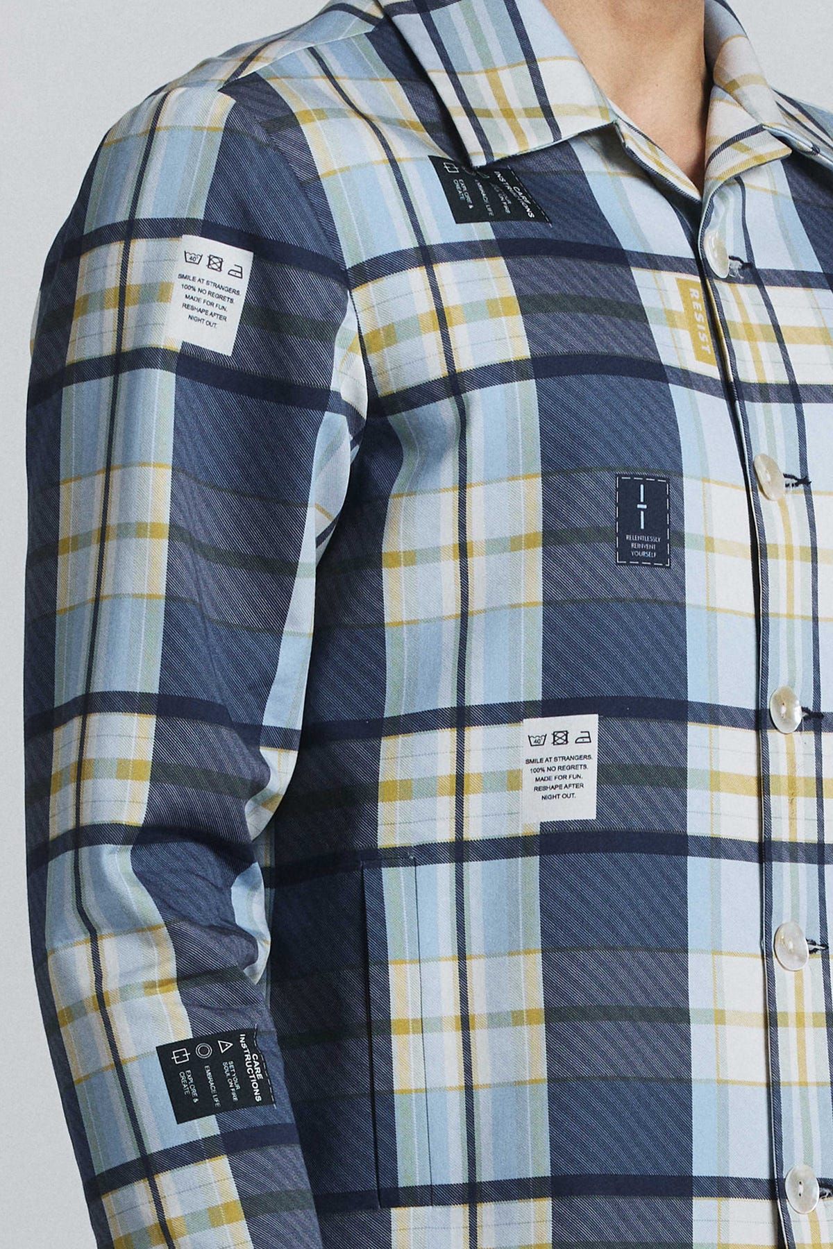 Vintage Checkered Shacket - image 7