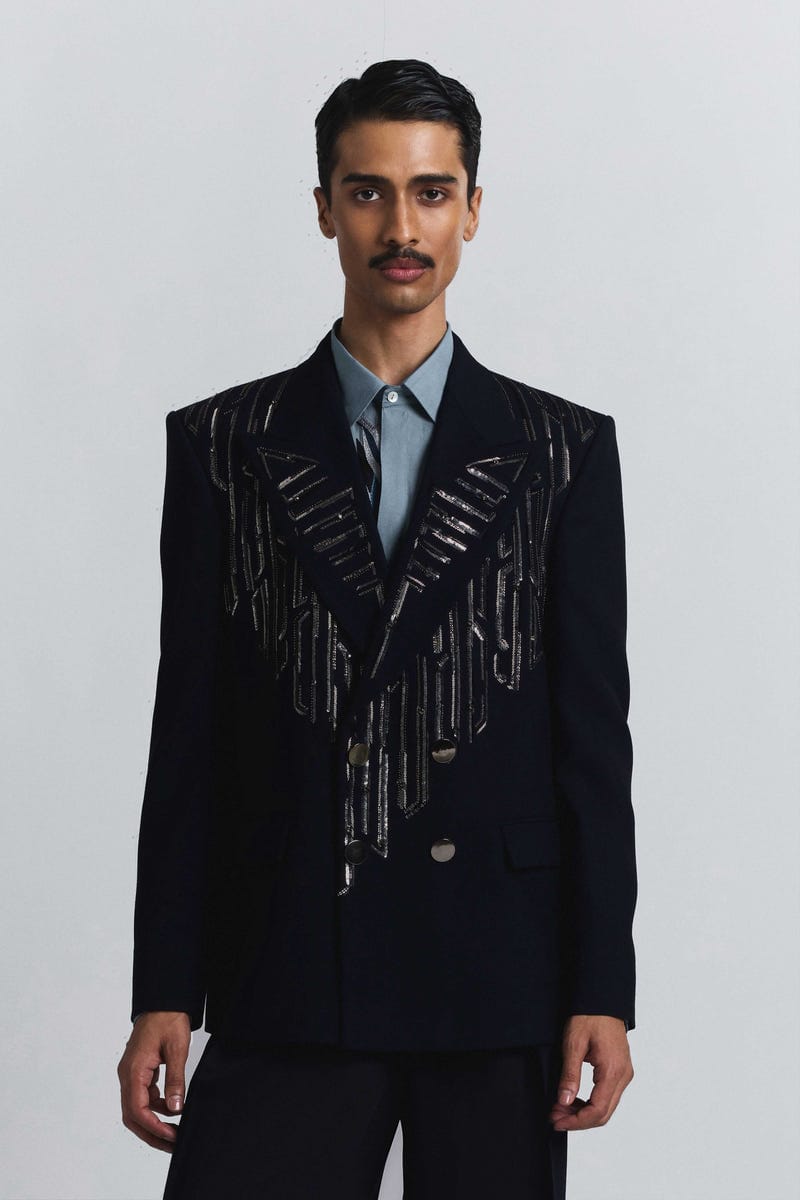 Shard Double-Breasted Blazer