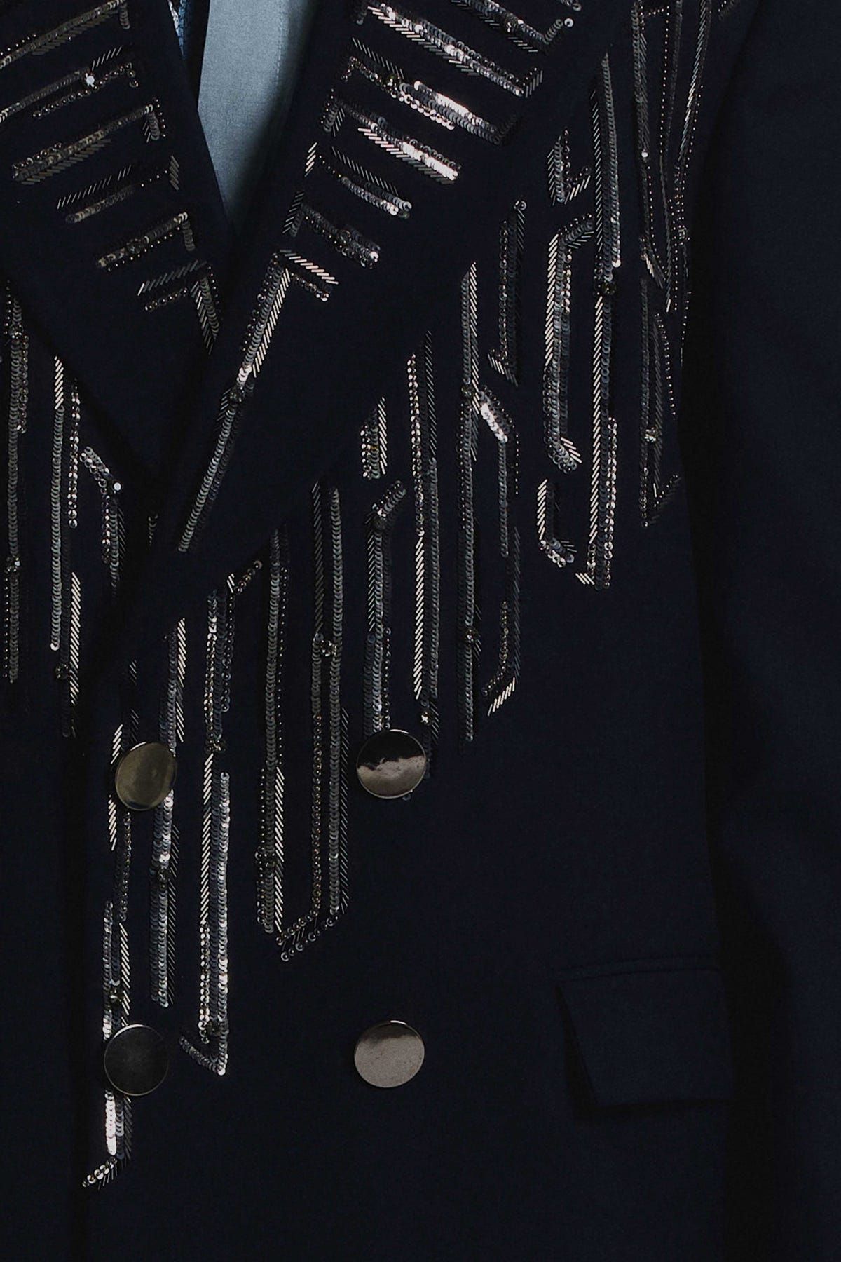 Shard Double-Breasted Blazer - image 7