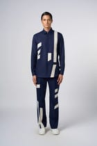 Linear Patch Pants Midnight view 2