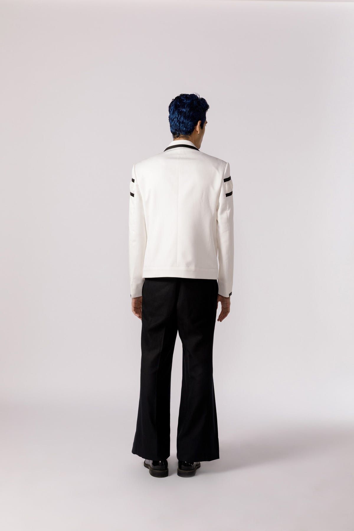 Arched ruched bomber jacket - image 4