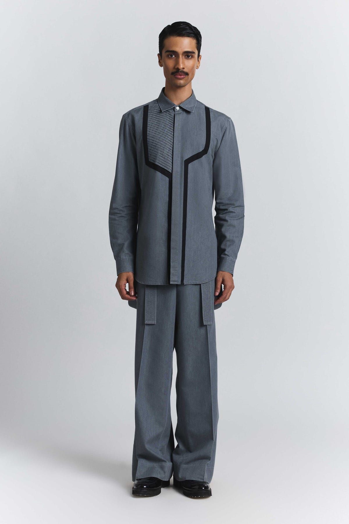 Circuit Pleat Shirt - image 2