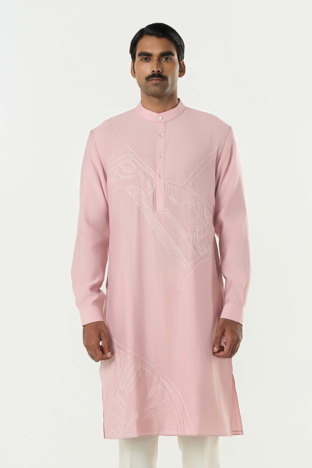 Avenue Kurta - Pastel Pink - image 1