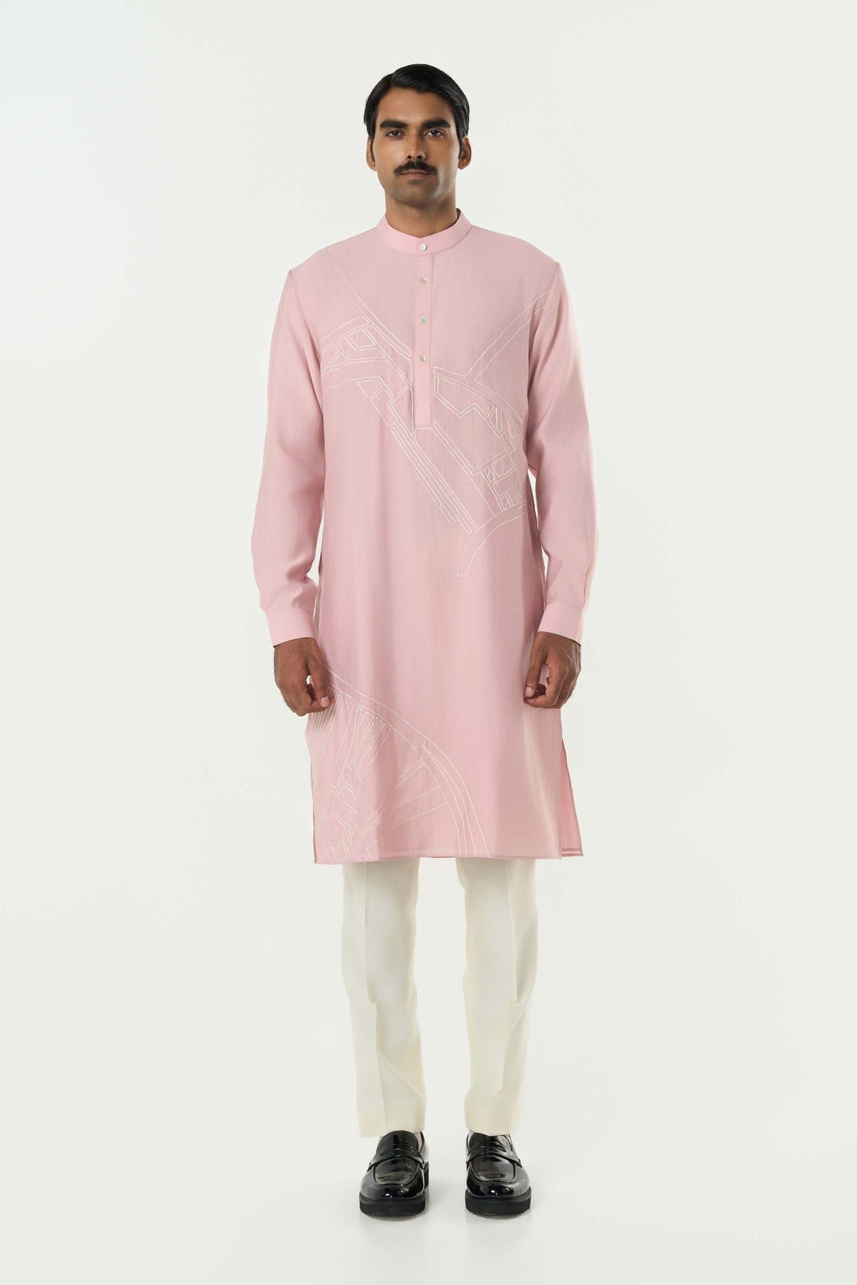 Avenue Kurta - Pastel Pink - image 3