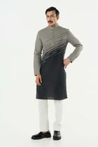Hyperdrive Kurta - Grey view 5
