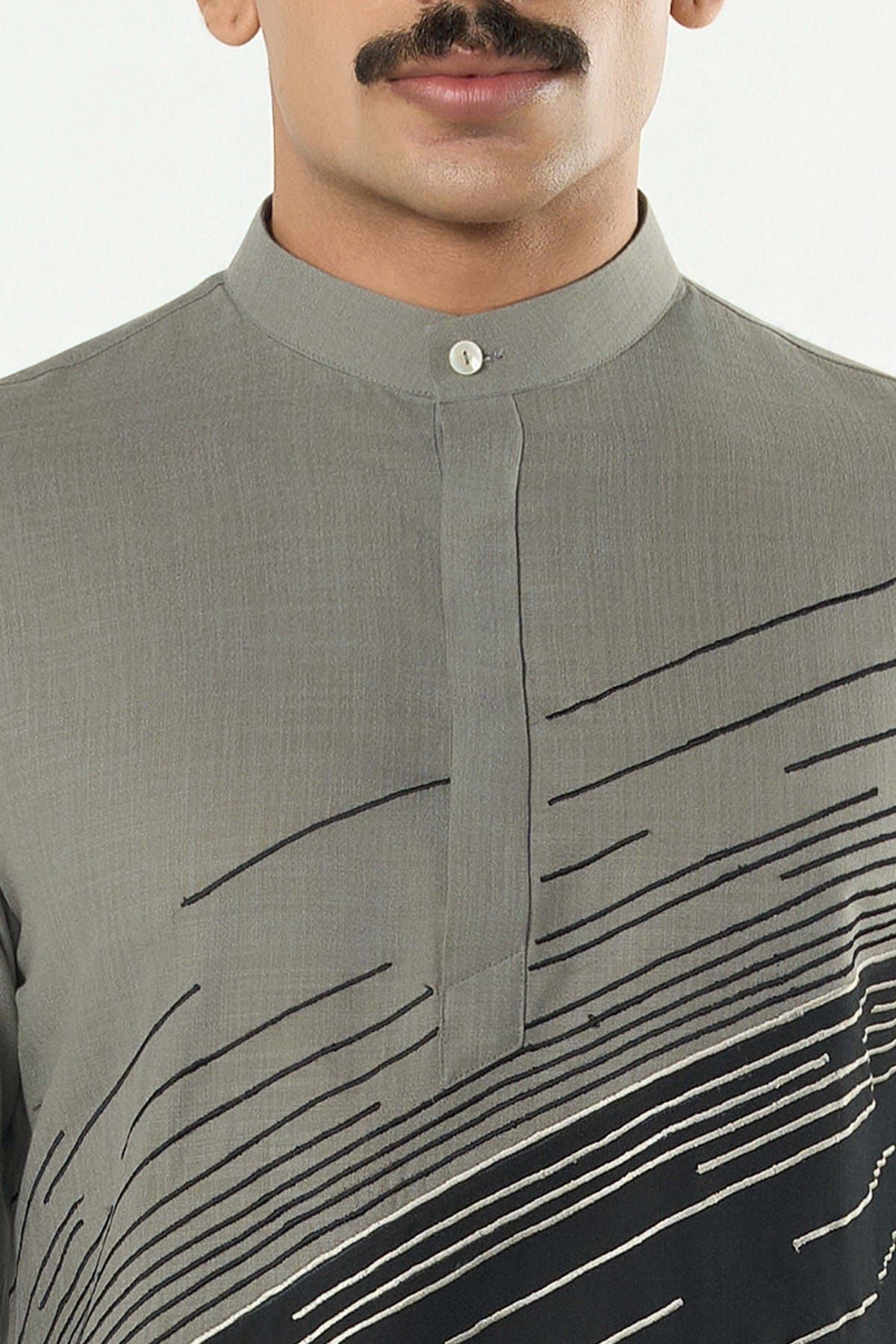 Hyperdrive Kurta - Grey - image 6