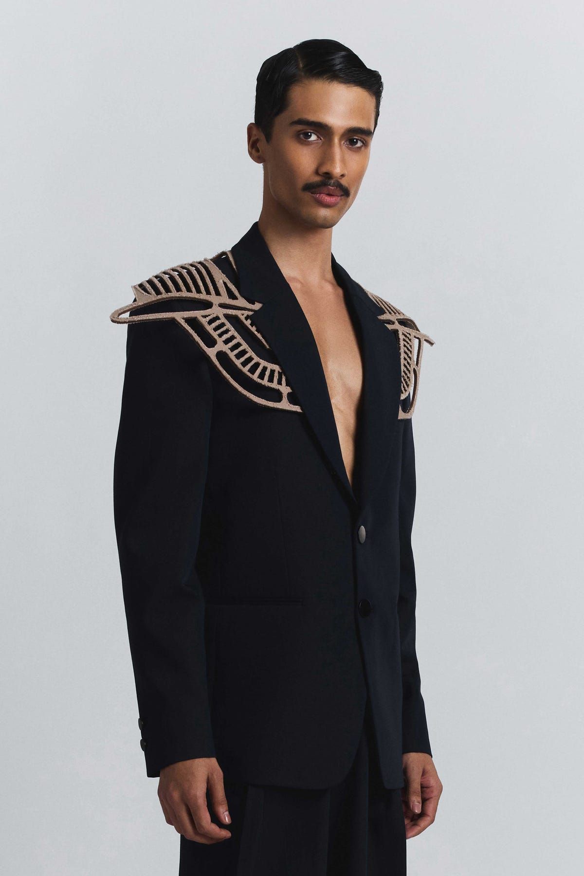 Laser Cut Panel Blazer - image 3