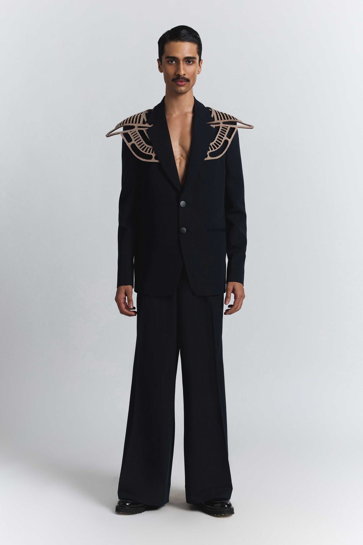Laser Cut Panel Blazer - image 4