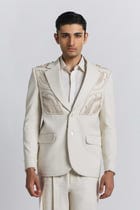 Ivory Laser Cut Blazer view 1