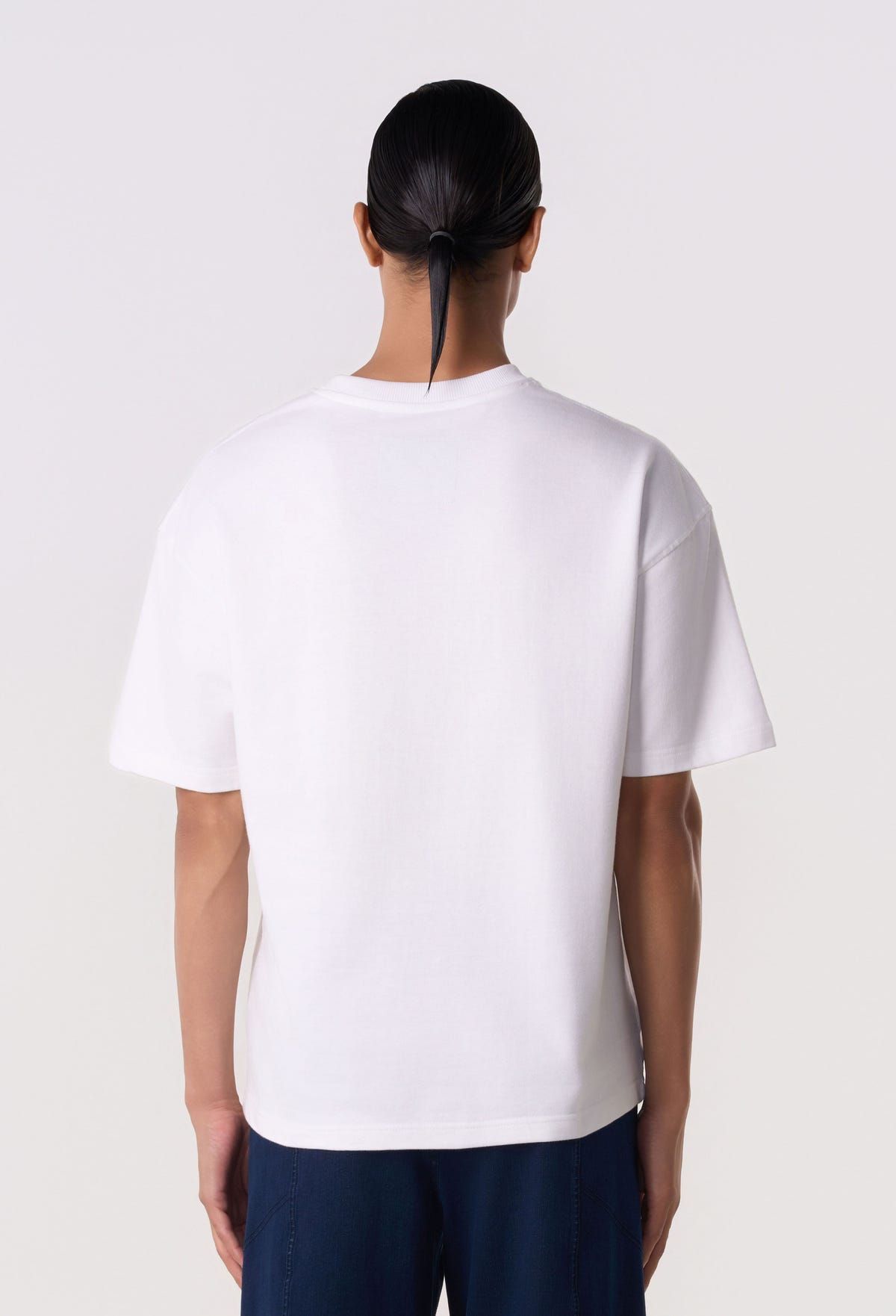 Contour Piping T-Shirt White - image 2
