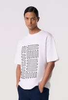 Contour Piping T-Shirt White view 3