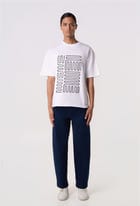 Contour Piping T-Shirt White view 4