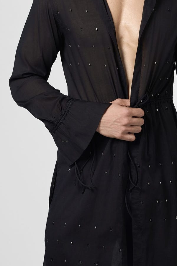 Line out Line — Night Sparkle Mul Long Shirt