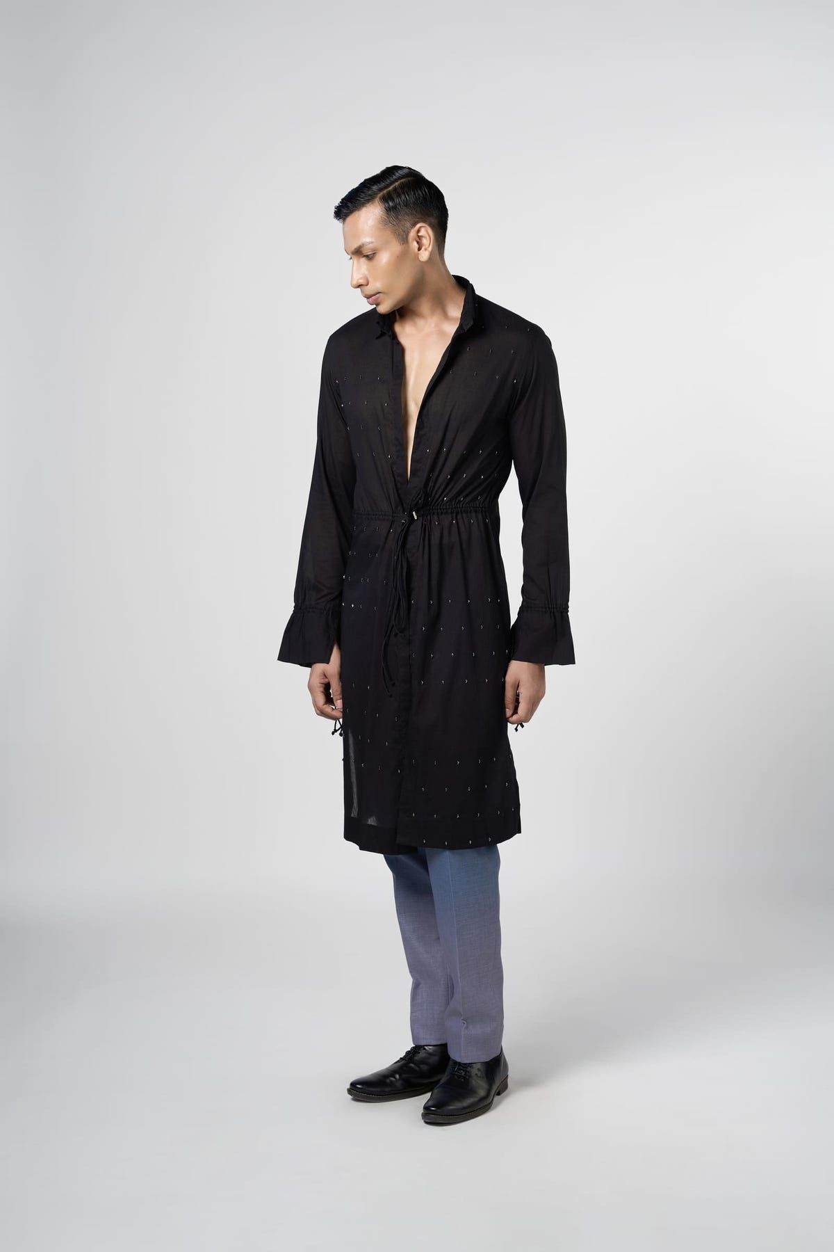 Night Sparkle Mul Long Shirt - image 3