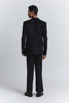 Grid Alloy Embellished Blazer view 6