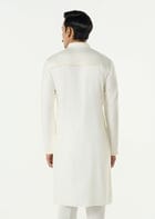Meta Twist Kurta - Ivory view 2