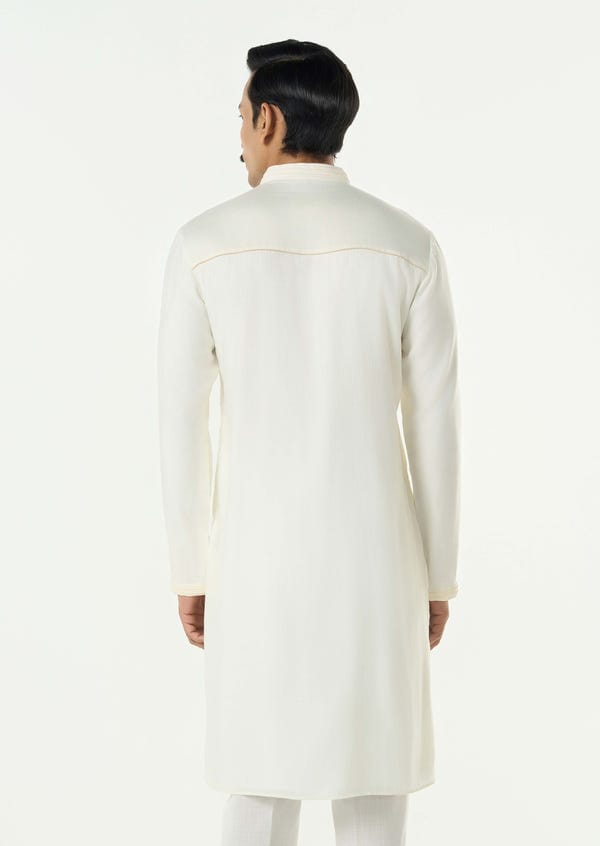 Line out Line — Meta Twist Kurta - Ivory