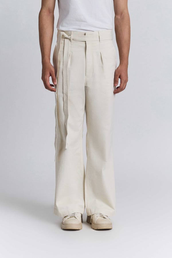 Line out Line — Modulus Pleat Trousers
