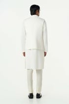 Grill Grid Bandi Jacket Set - Off White view 2