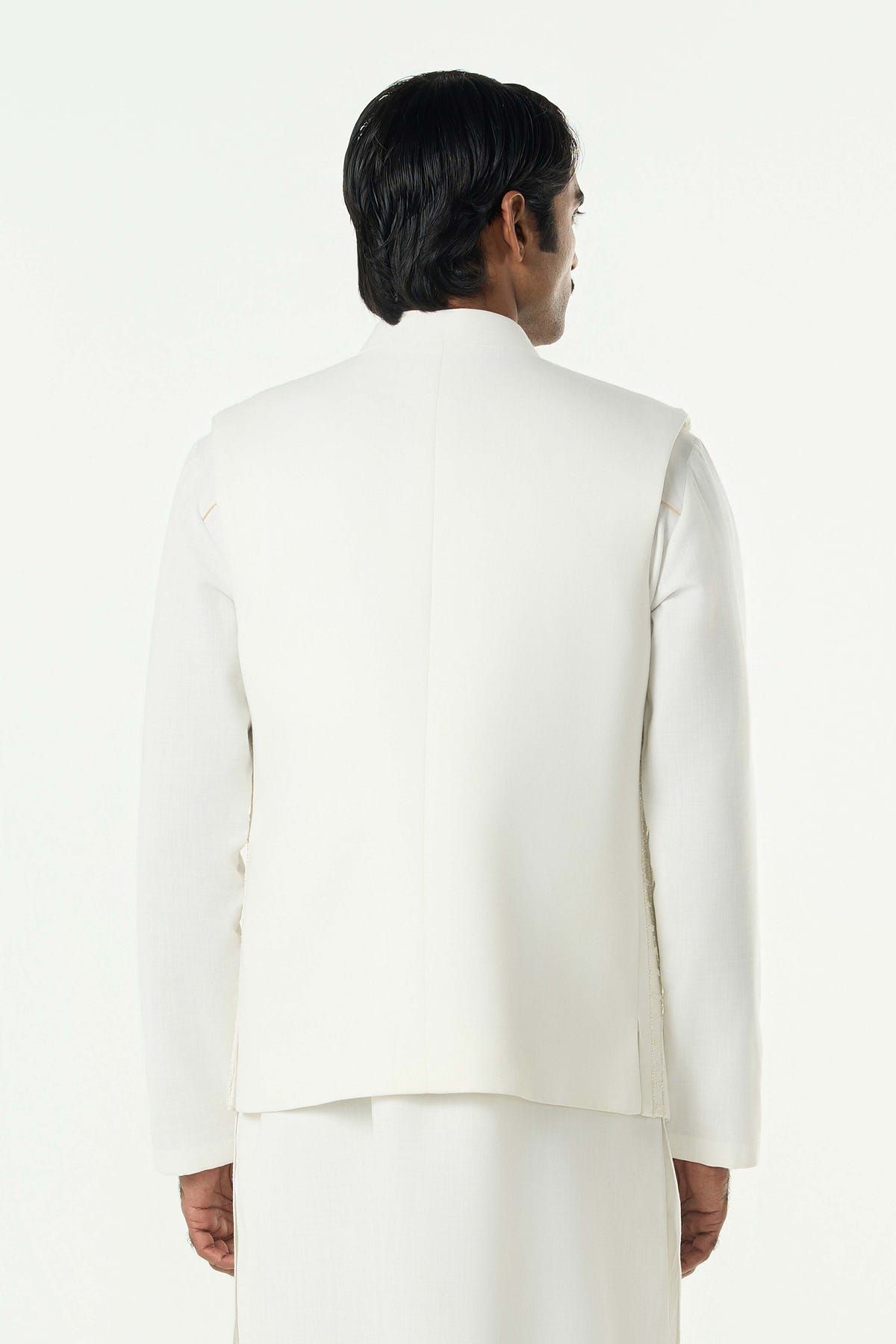Grill Grid Bandi Jacket Set - Off White - image 4