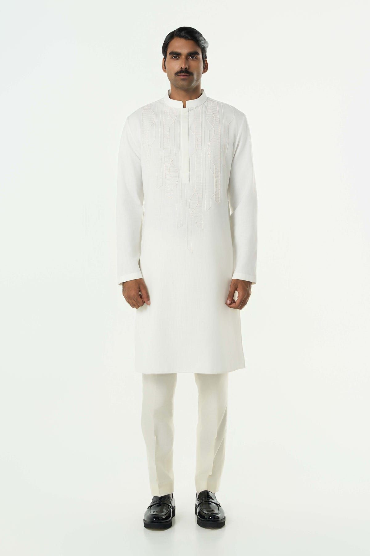 Grill Grid Bandi Jacket Set - Off White - image 5