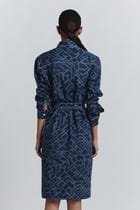 Navy Transitional Shirt Dress view 2