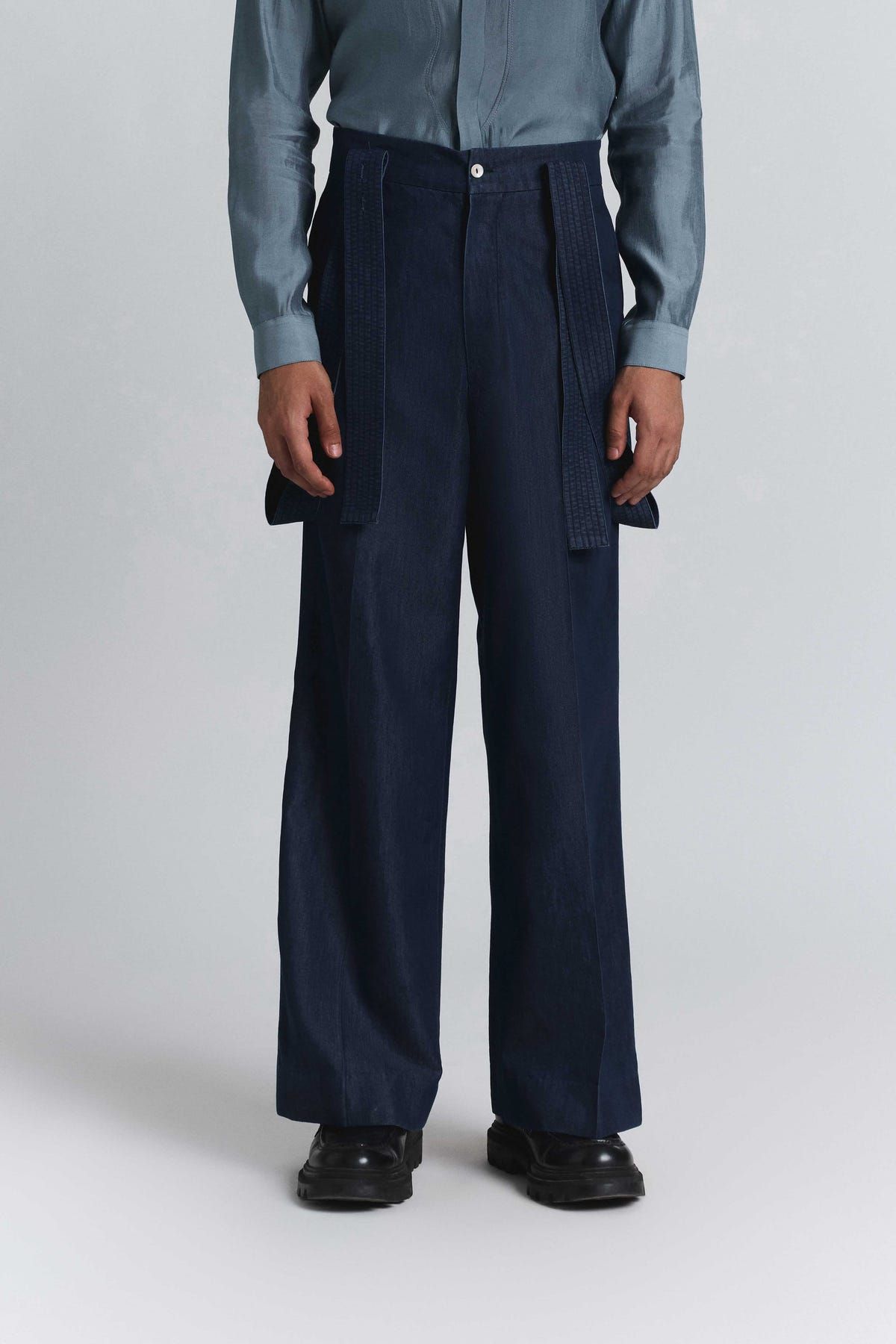 Structured Suspender Trousers - image 1