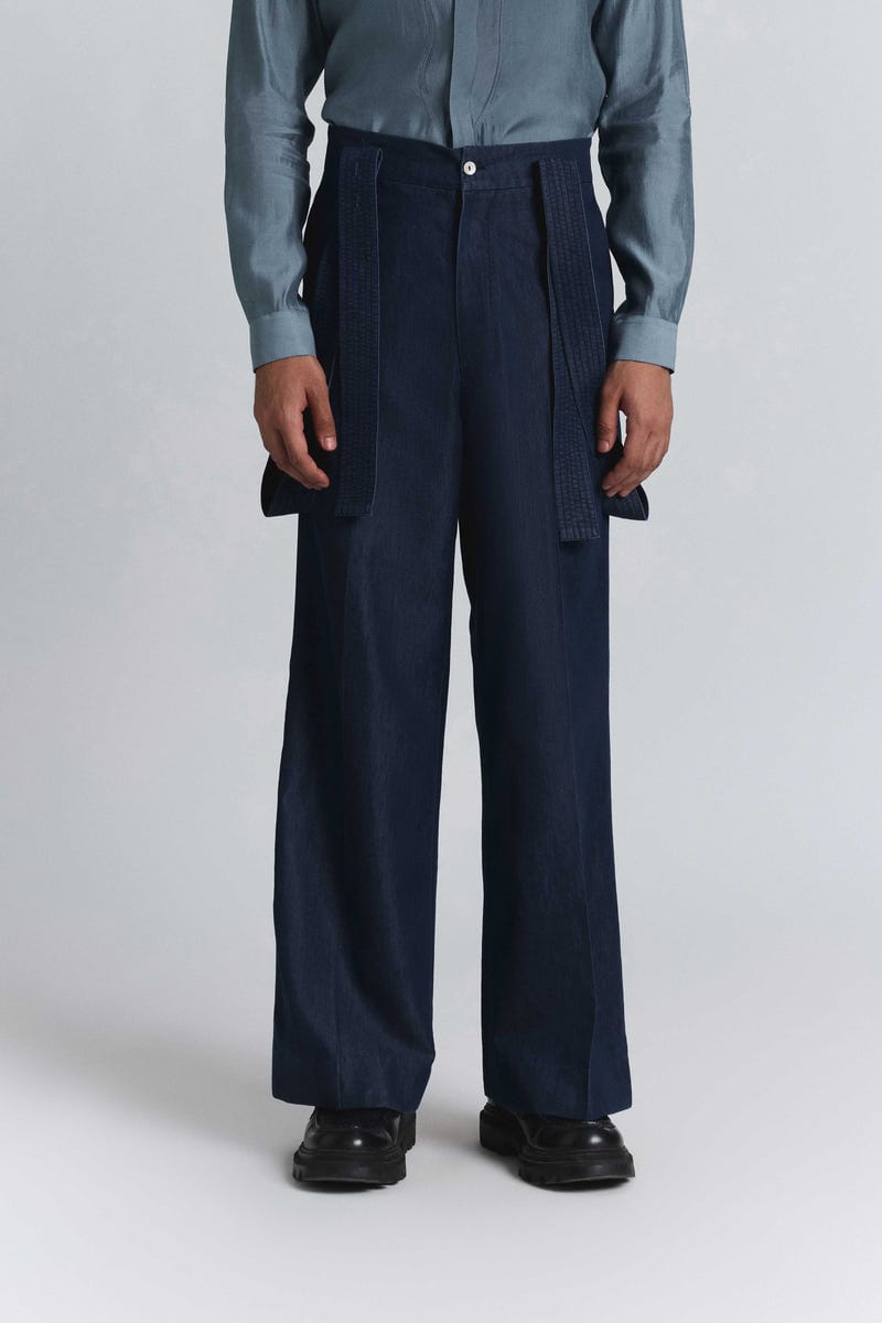 Structured Suspender Trousers