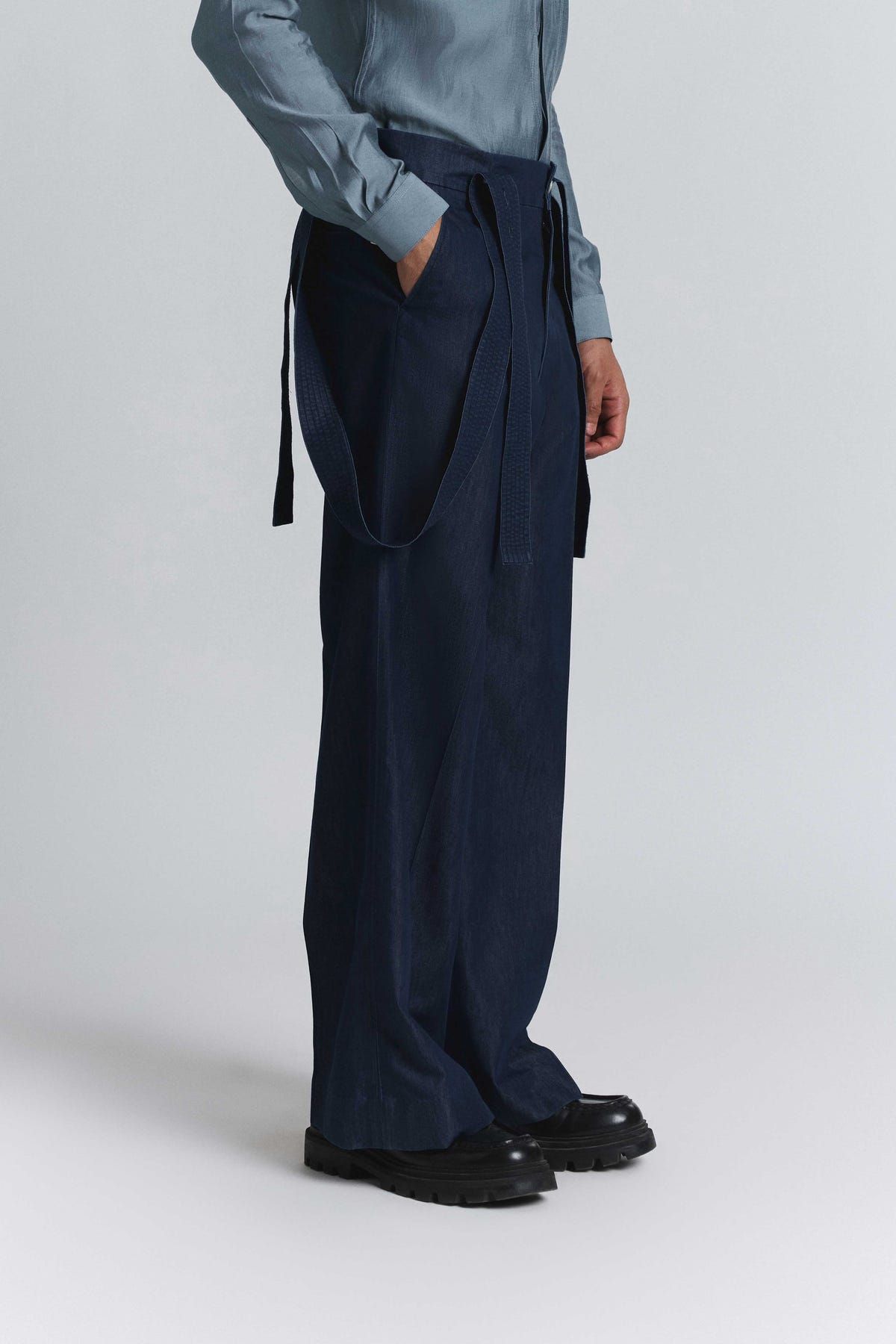 Structured Suspender Trousers - image 3