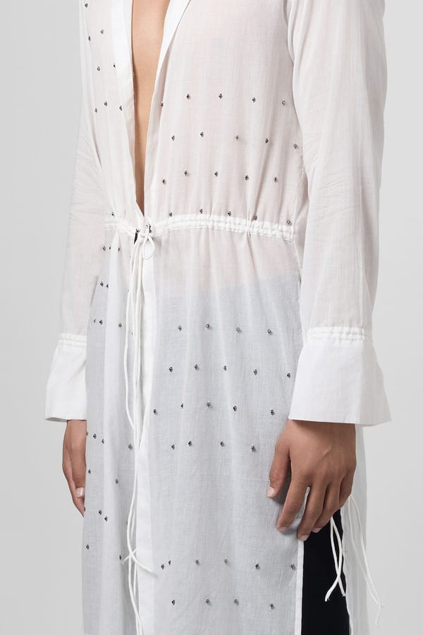 Line out Line — Day Sparkle Mul Long Shirt