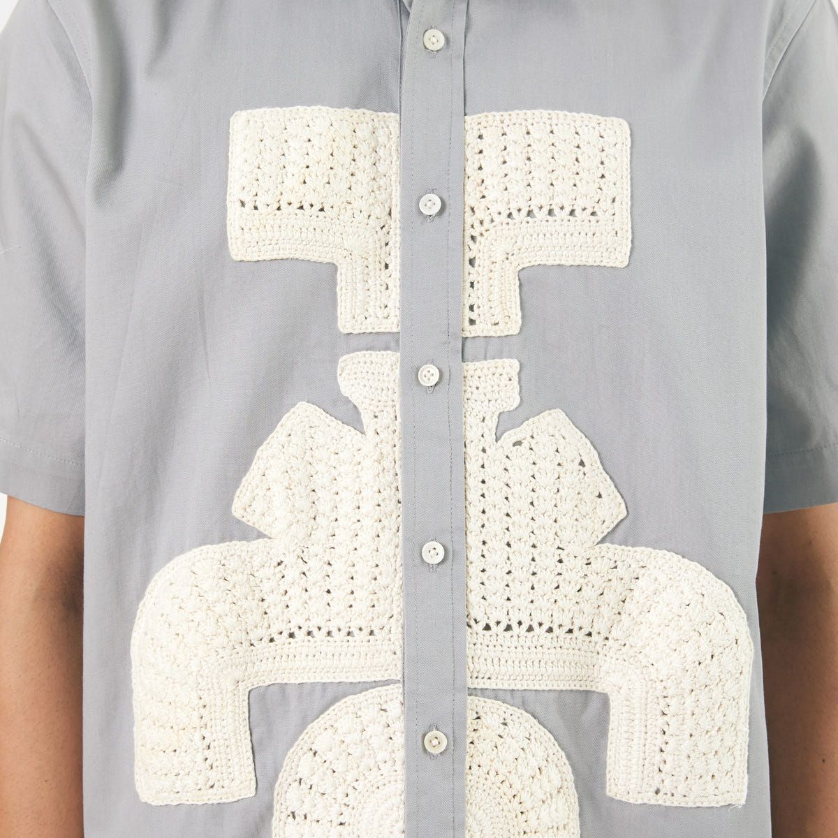 Hydrant Symbolic Applique Shirt-GR - image 3