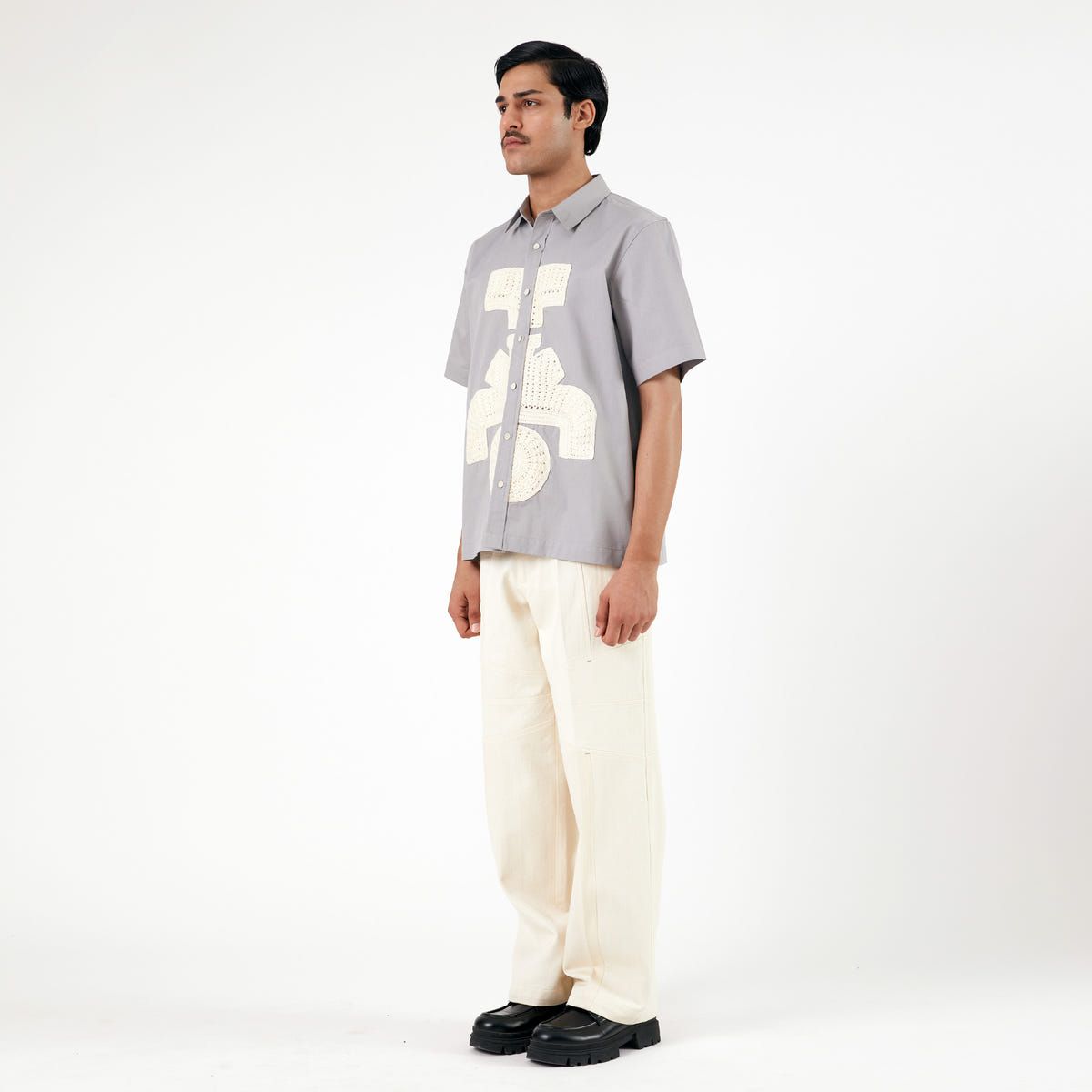 Hydrant Symbolic Applique Shirt-GR - image 4