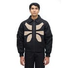 VERTEBRAE BOMBER JACKET- BL view 1