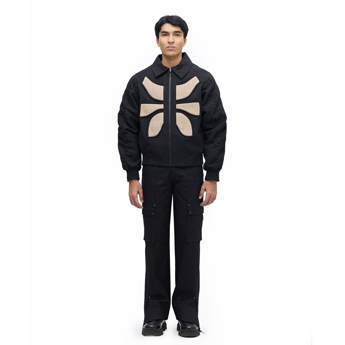 VERTEBRAE BOMBER JACKET- BL - image 8