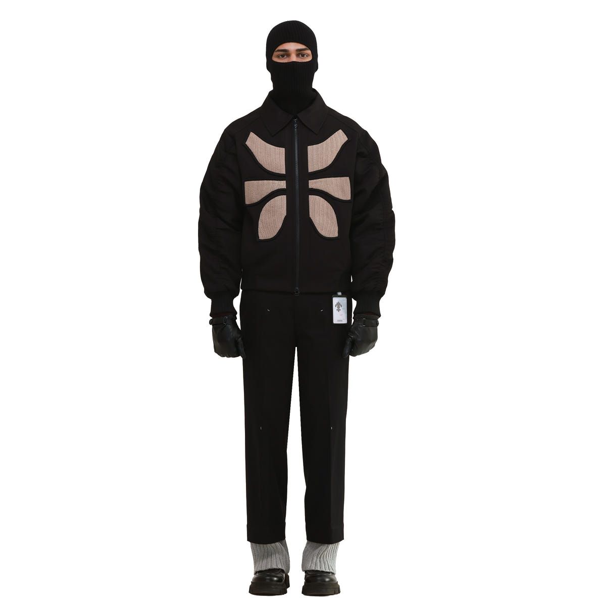 VERTEBRAE BOMBER JACKET- BL - image 9