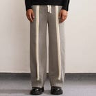 Fibula Striped Hand-knitted Trousers- Grey view 1