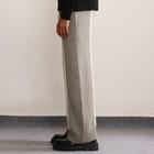 Fibula Striped Hand-knitted Trousers- Grey view 3