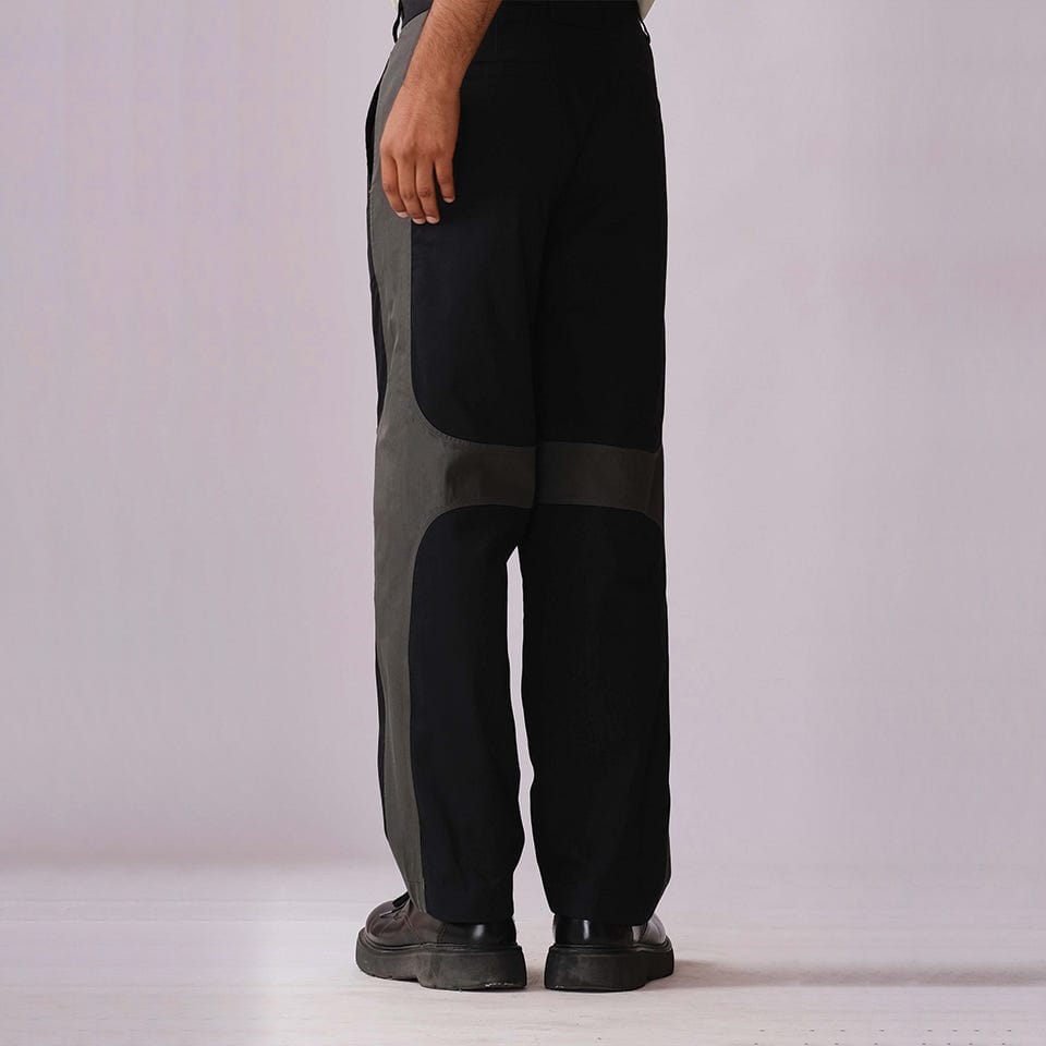 Symbolic cut straight fit trouser - image 3