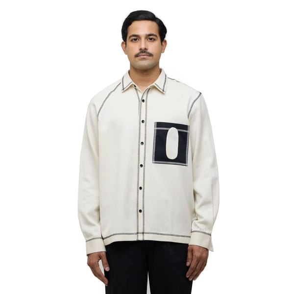 MARGN — Canopy Denim Shirt- Full Sleeves - OW