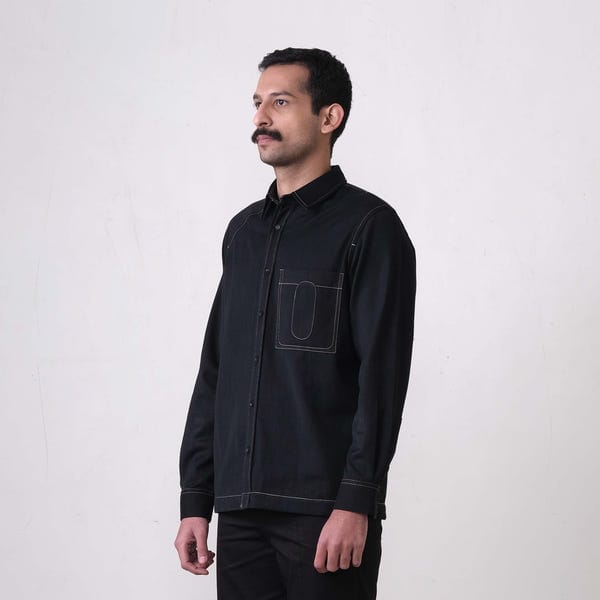MARGN — Canopy Denim Full Sleeves Shirt
