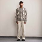DNA Argyle Hand-Knitted Sweater view 4