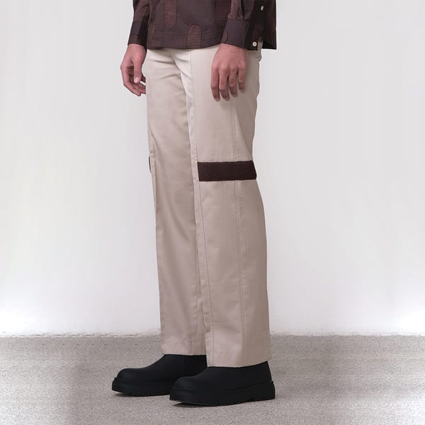 MARGN — Applet Uniform Trousers- Ecru