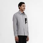 HandKnit Patch Pocket Shirt- GR view 2
