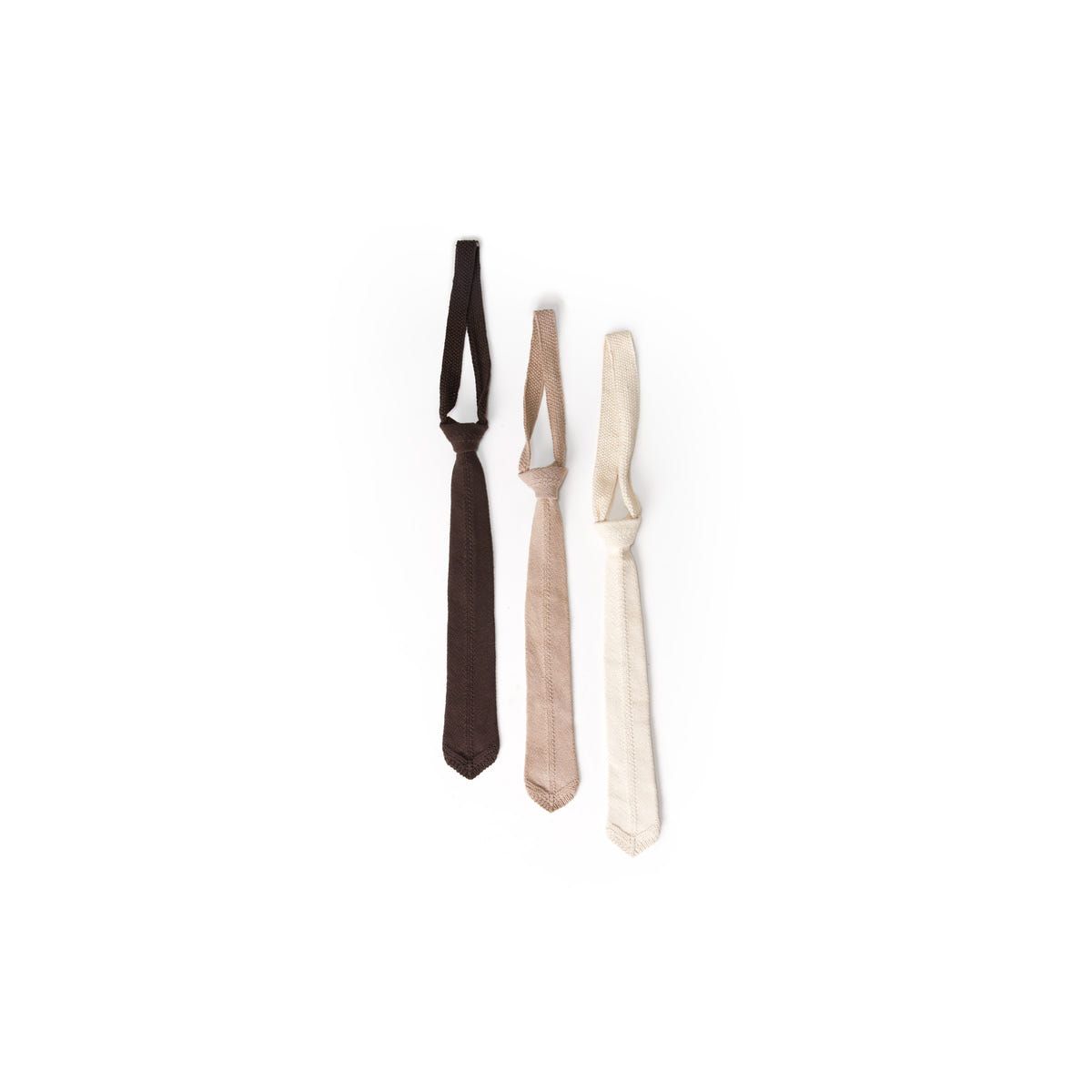 Handknit Ties- Set of 3 - image 1