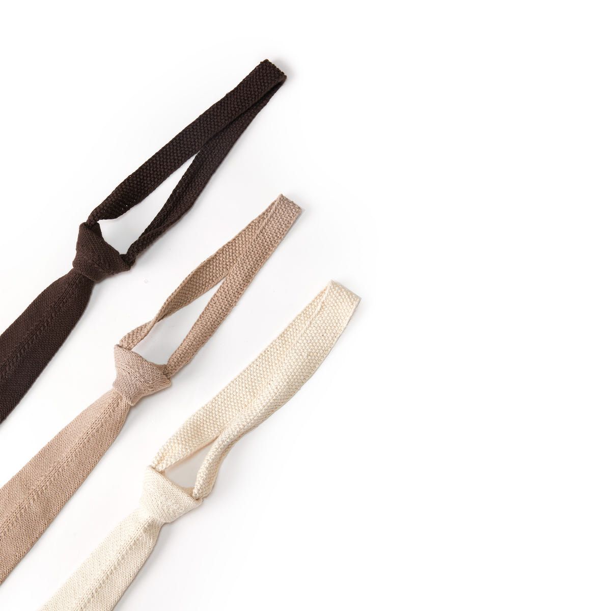 Handknit Ties- Set of 3 - image 2