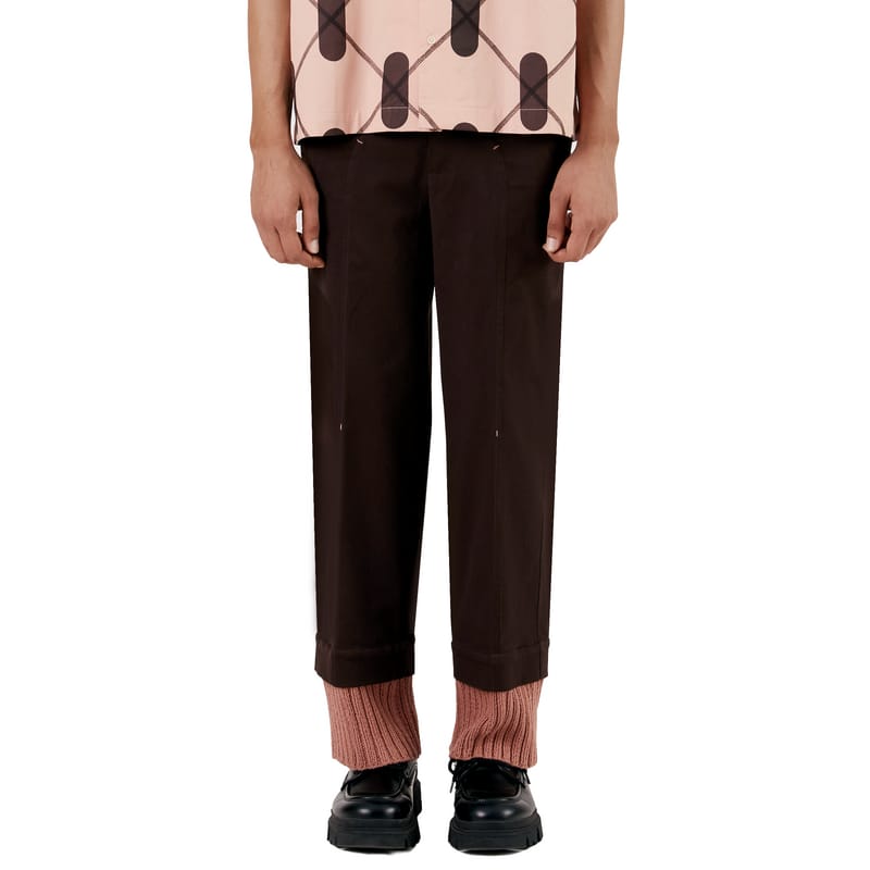 Regiment Knit Layered Pants - DB