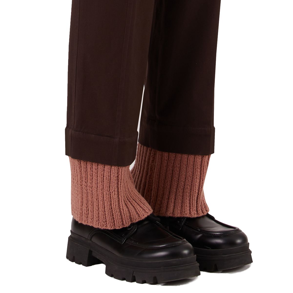 Regiment Knit Layered Pants - DB - image 4