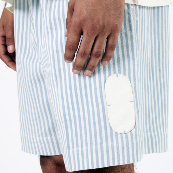 MARGN — Canopy Margn Shorts- Stripes