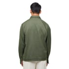 Canopy Denim Shirt Full Sleeves- Olive view 5